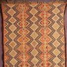GEOMETRIC PATTERNED SMALL RUG, 19TH-20TH C