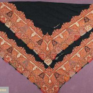 LADY'S TURNOVER PAISLEY SHAWL, KASHMIR, 1860-1880