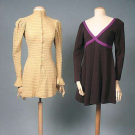 TWO AMERICAN DESIGNER MINI DRESSES, LATE 1960s