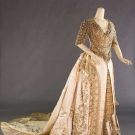 CHARLES WORTH BEADED WEDDING GOWN, PARIS, 1889