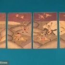 FOUR KESI NARRATIVE PANELS, CHINA, 19th C