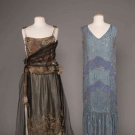 SILVER EVENING DRESS, MID 1920s