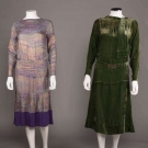 TWO PARTY DRESSES, AMERICA, 1920s