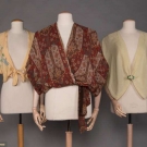 THREE SILK WRAP JACKETS, 1920s-1930s