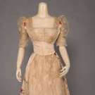 CHINE SILK EVENING GOWN, 1880/1900
