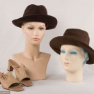 KATHARINE HEPBURN HATS &amp; SHOES, FRANCE &amp; AMERICA, 1940s