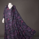 MADAME GRES PAISLEY CHIFFON EVENING GOWN, PARIS, 1969-1971