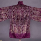 GALLENGA STENCILED SILK VELVET EVENING COAT, ITALY, 1910-1920