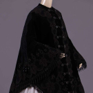 ELABORATELY EMBROIDERED DOLMAN CAPE, c. 1865