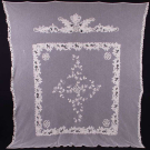 MATCHING BED COVERING &amp; HEAD CLOTH, EARLY 20TH C