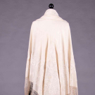 EXCEPTIONAL REVERSIBLE CANTON SHAWL, LATE 19TH C