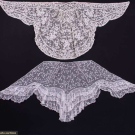 TWO APPLIQUÉ OR EMBROIDERED SHAWL CAPES, LATE 19TH C