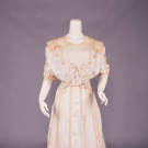 CHINA SILK TEA DRESS, c. 1908