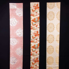 THREE BROCADED SILK &amp; METALLIC OBI, 20TH C