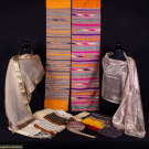 GENEROUS LOT OF DORIS DUKE SCARVES, SHAWLS &amp; TEXTILES, 20TH C