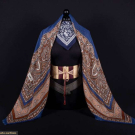 DORIS DUKE YSL SCARVES &amp; REGIONAL BELTS, PARIS, 20TH C