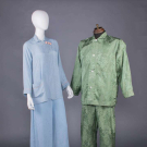 HERS &amp; HIS SILK PAJAMAS, 1940-1950s