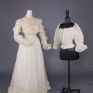 SUMMER DAY DRESS WITH TWO BODICES, c. 1903