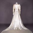 PEAU DE SOIE WEDDING GOWN, SAN FRANCISCO, MID 1930s