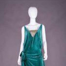 PANNE VELVET EVENING DRESS, CHICAGO, LATE 1920s
