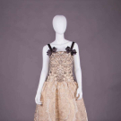 HARTNELL RENAISSANCE INSPIRED EVENING GOWN, LONDON, LATE 1950s