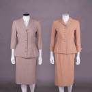 TWO IRENE WOOL SKIRT SUITS, AMERICA, 1947-1952
