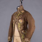 GENTS EMBROIDERED FROCK COAT, c. 1800