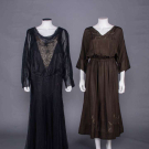 ONE EVENING &amp; DAY DRESS, LATE 1910-EARLY 1920s