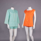 TWO EARLY PUCCI PLAYSUITS, ITALY, MID 1950s-EARLY 1960s