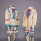 TWO THEATRICAL INDIGENOUS SIBERIAN ENSEMBLES, MID 20TH C