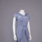 SILK CREPE &amp; CHIFFON EVENING GOWN, 1930s
