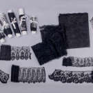 GENEROUS LOT HAND &amp; MACHINE MADE LACE, 1840-1870s
