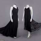 TWO EVENING DRESSES, 1930s