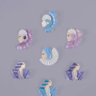 SEVEN LEA STEIN ART DECO BROOCHES, PARIS