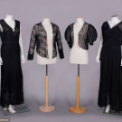 EVENING ENSEMBLE, GOWN &amp; LACE JACKET, 1930s