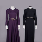TWO PAULINE TRIGERE EVENING DRESSES, USA, 1960s