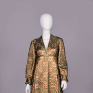 MALCOLM STARR LAME’ EVENING DRESS, USA, EARLY 1970s