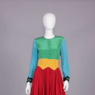 GEOFFREY BEENE POLKA DOT PARTY DRESS, USA, 1980s