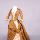 DIRECTOIRE REVIVAL DINNER DRESS, PARIS, c. 1888