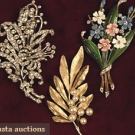 3 SIGNED TRIFARI BROOCHES, MID 20th C