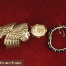 3 PIECES COSTUME JEWELERY, EARLY-MID 20th C