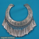 ANTIQUE SILVER AFGHANI NECKLACE, 19th C