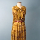CLAIRE McCARDELL SILK DAY DRESS, 1950s