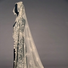 BRUSSELS LACE VEIL, 1860-1880